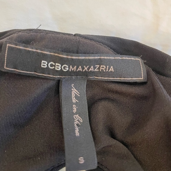 BCBG MAXAZRIA Black fitted dress with open back size Small - Picture 10 of 11